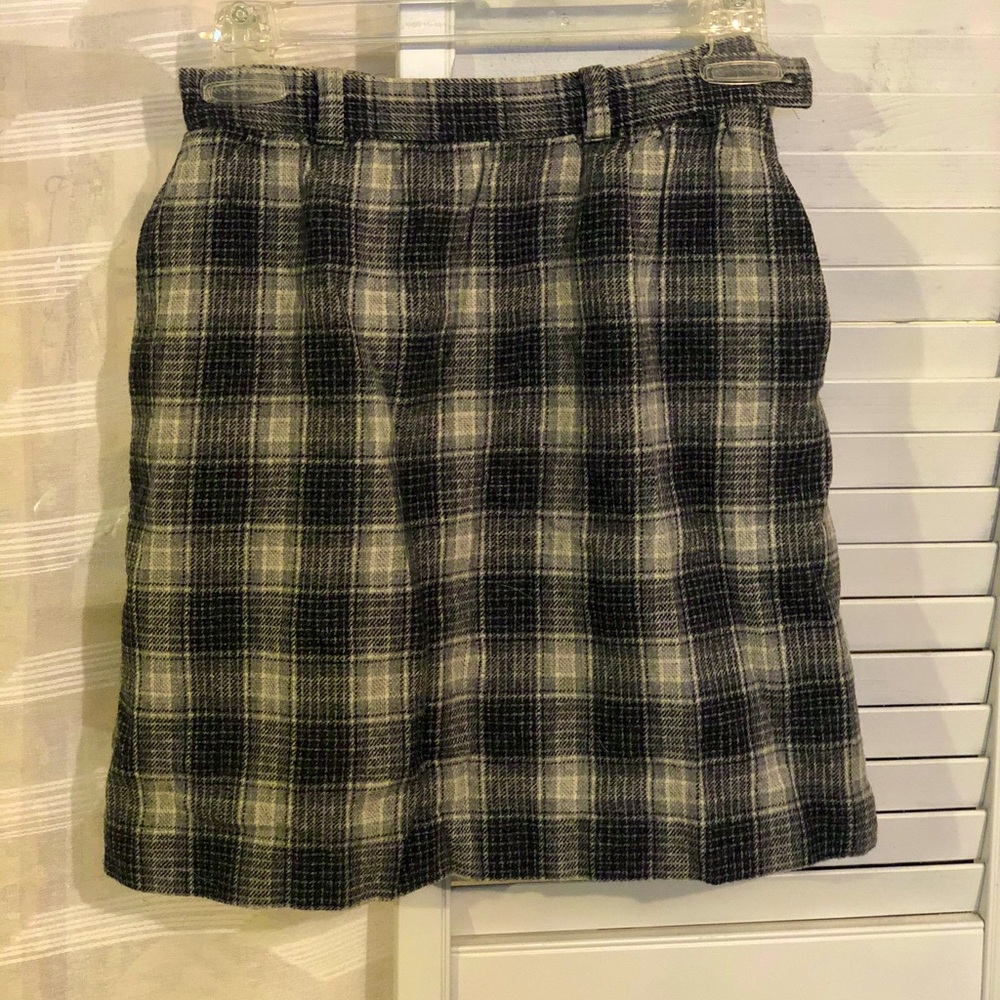 Pendleton Vintage Plaid Mini Skirt